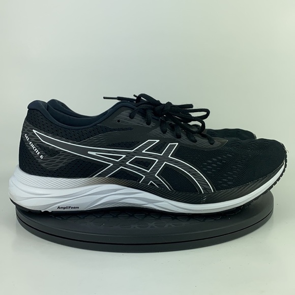 Asics Gel-Excite 6 Black/White Athletic Running Shoes 1012A150 Women's Size 11.5 - Picture 4 of 13